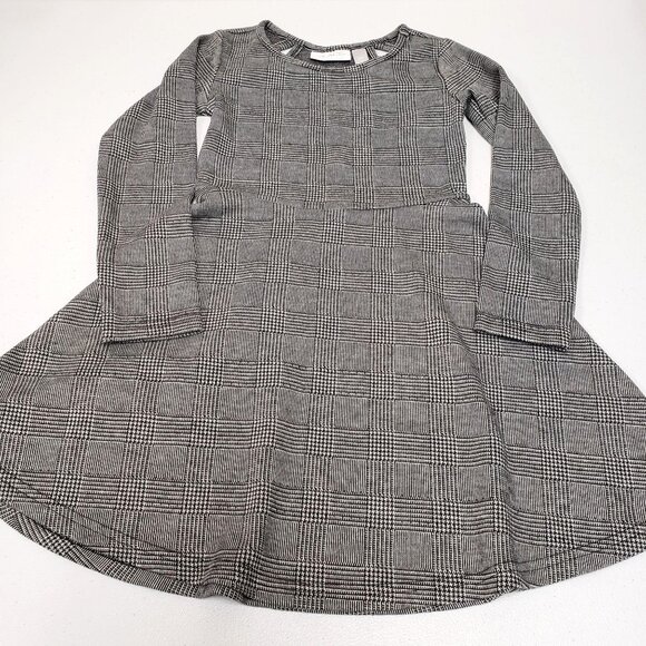 Children's Place Girls Plaid Long Sleeve Dress Size Small 5/6 - Picture 9 of 10